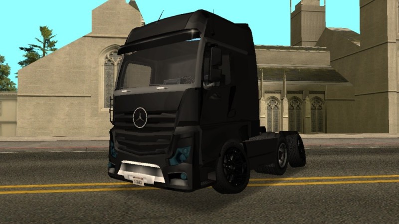 Создать мем: мерседес актрос, мерседес актрос етс 2, грузовик mercedes actros gta sa