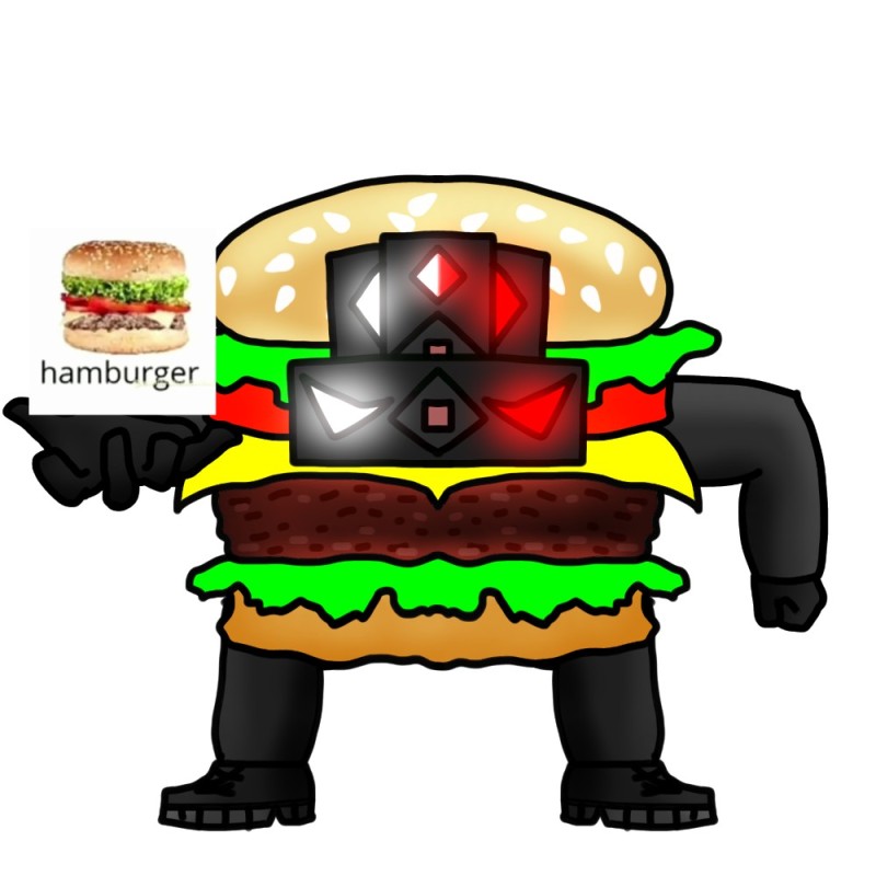 Create meme: burger for drawing, burger drawings, Burger cartoon