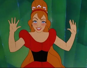 Create meme: ariel, Thumbelina cartoon 1964, disney princess