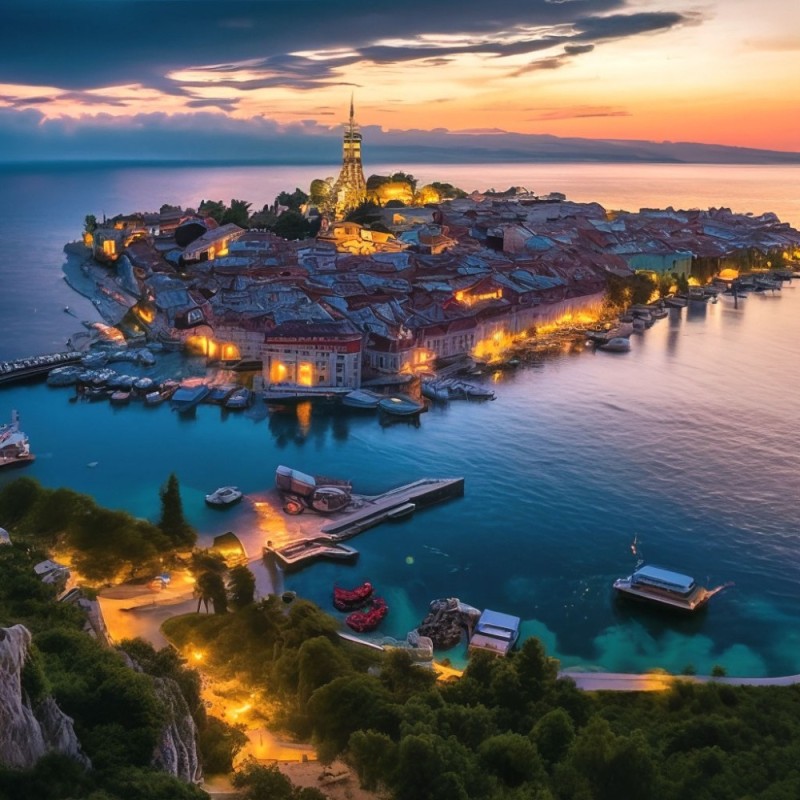 Создать мем: черногория, море, красивые места