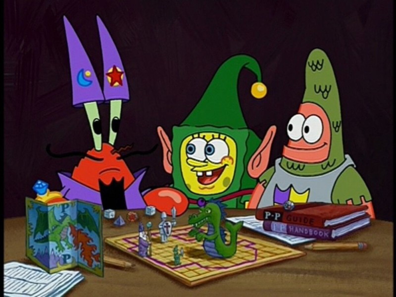 Create meme: bob sponge, spongebob Patrick, spongebob dnd