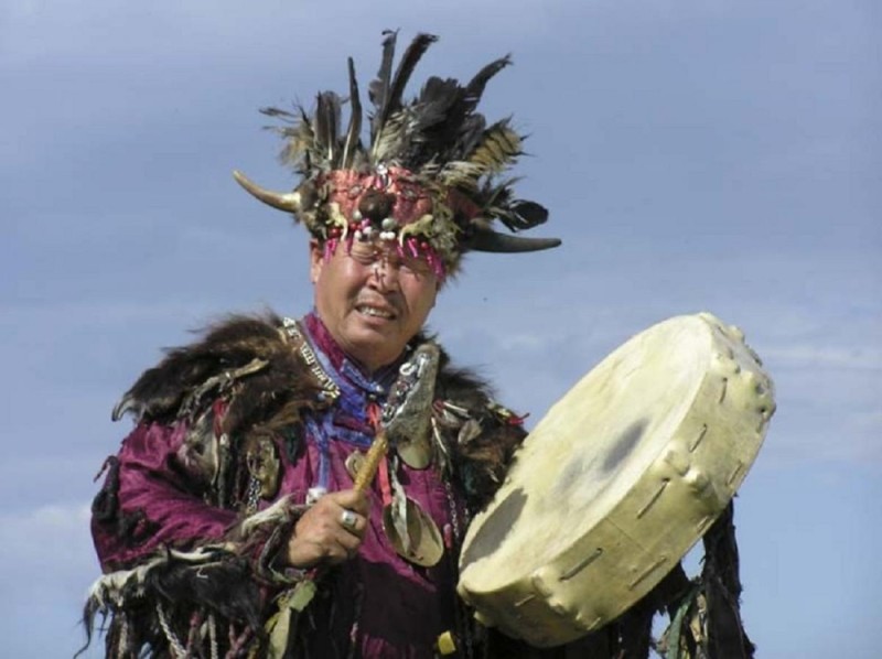 Create meme: shaman , shamanism, shamans of Buryatia