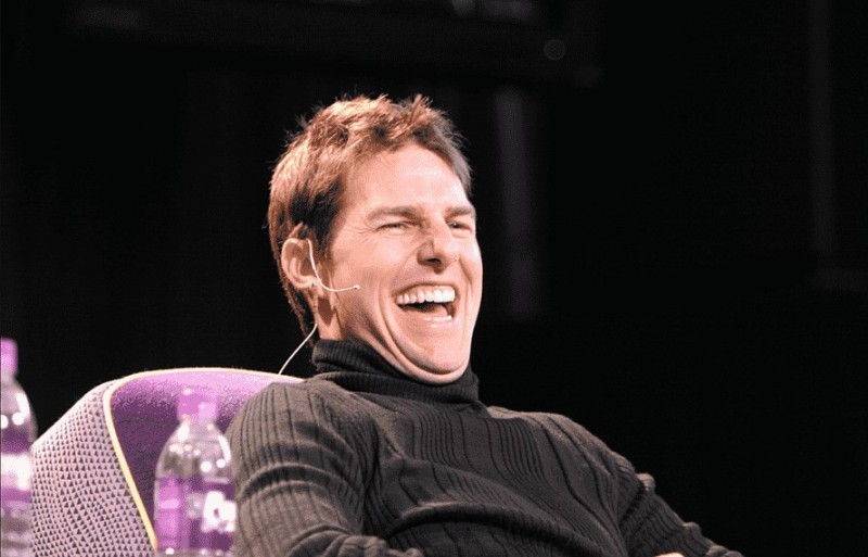 Create meme: Tom cruise laugh, laughing meme, tom cruise laughs meme