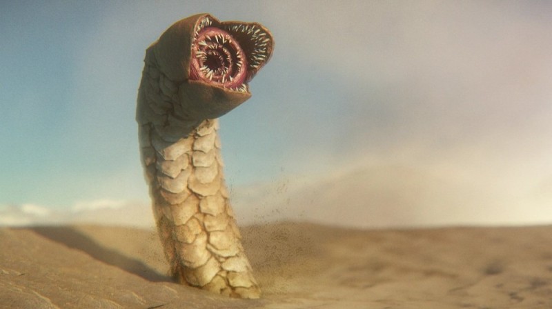 Create meme: sandworm, Shai Hulud dune, dune movie worm