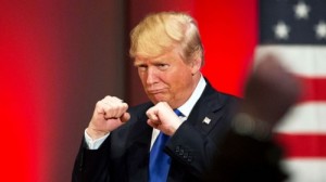 Create meme: Trump kickboxer