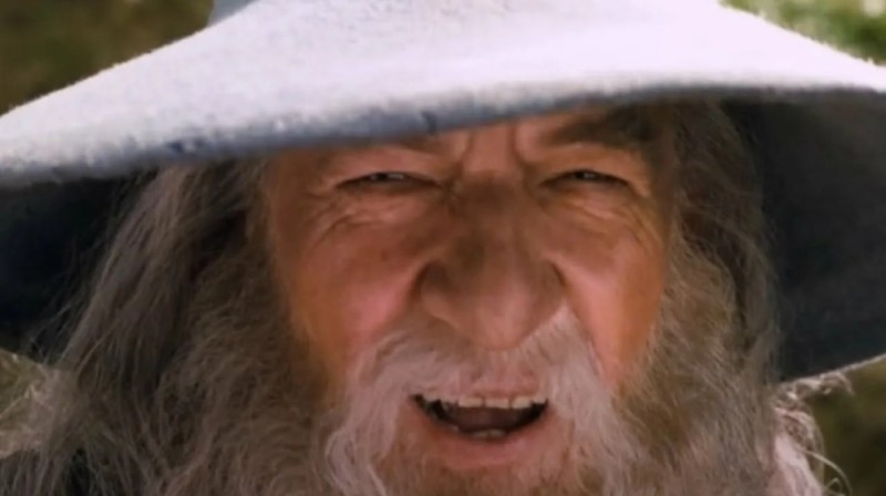 Create meme: Gandalf actor, Gandalf from Lord of the rings, Gandalf jokes