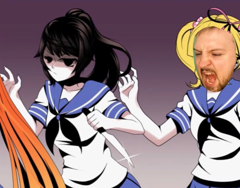 Create meme: yandere Chan , yandere chan, osana yandere