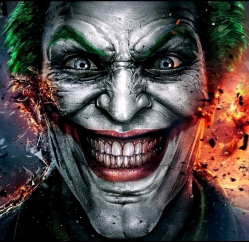 Create meme: joker 2016, the smile of the Joker, the face of the Joker