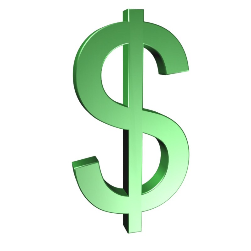 Create meme: The dollar sign, dollar on a transparent background, The dollar icon