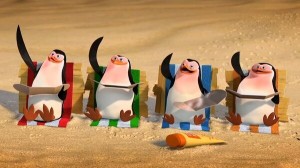 Create meme: the penguins of Madagascar waving, the penguins of Madagascar smile and wave, the penguins of Madagascar