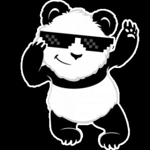 Create meme: panda, Panda gangster, Panda sticker