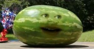 Create meme: the Apple giant, annoying orange photo watermelon, funny watermelon