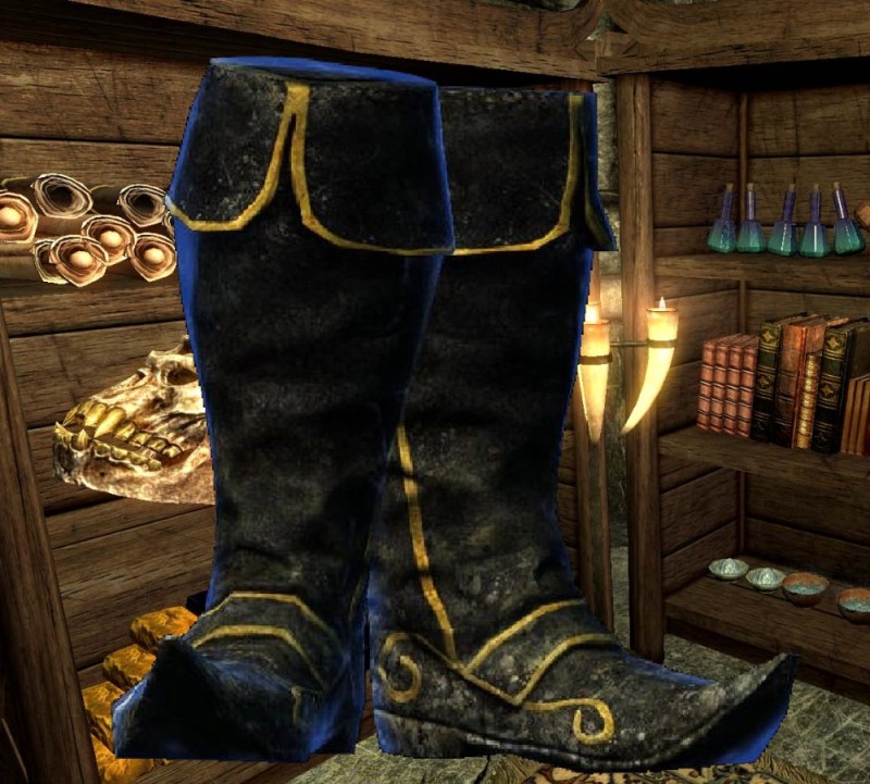Create meme: skyrim leather boots, azidal skyrim boots, mirak 's boots