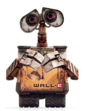 Создать мем: робот валли на белом фоне, мультфильм про робота валли, валли