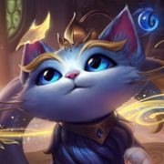 Создать мем: волшебная кошка, юми league of legends, league of legends