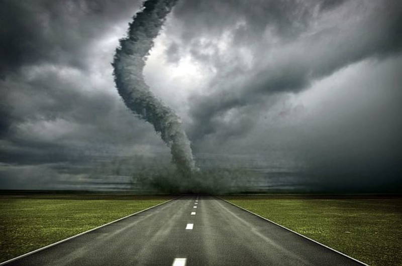 Create meme: waterspout, hurricane tornado, tornado