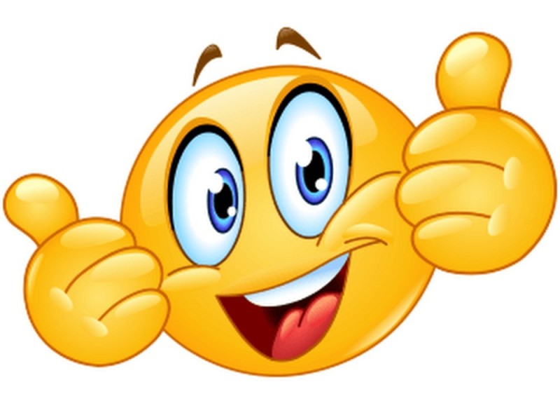 Create meme: funny emoticons, Emoticons thumbs up, a smiley face that shows the class