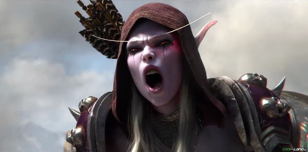 Create meme: Sylvanas Windrunner, Silvana The Battle for Azeroth, for the horde Sylvanas