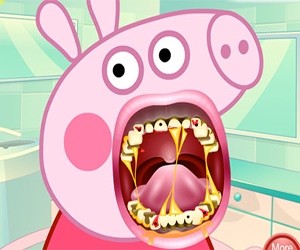 Create meme: scary pictures in peppa, Peppa Pig, peppa pig games