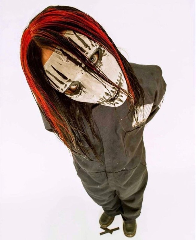 Create meme: Joey Jordison, mask slipknot , slipknot 