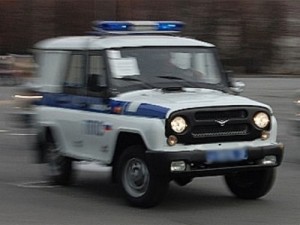 Create meme: UAZ with flashing lights police, the car PPP, UAZ police