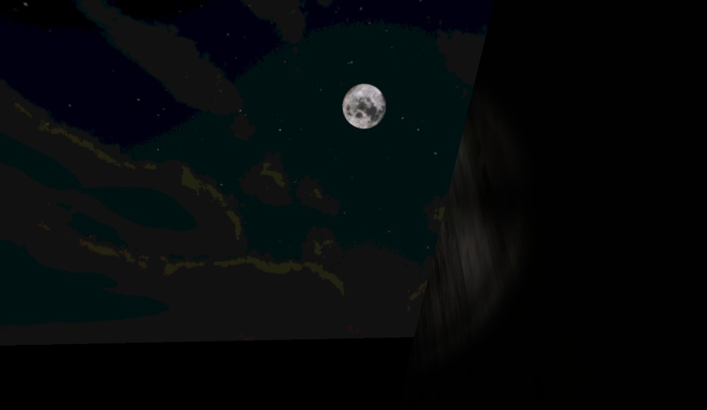 Create meme: Skybox night, the night the moon, night