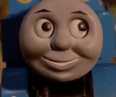 Create meme: thomas face, Thomas the tank engine meme, Thomas the tank engine animation