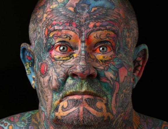 Create meme: tattooed people , tattoo , tattooed