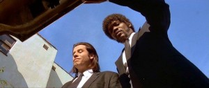 Create meme: pulp fiction from the trunk, Pulp fiction, Tarantino pulp fiction