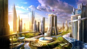 Create meme: The city of the future
