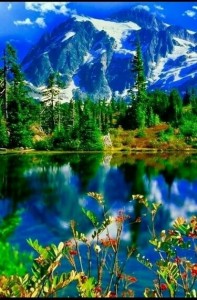 Создать мем: nature pictures, озеро в горах обои, природа поздравление