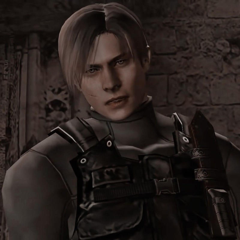 Создать мем: resident evil 4 leon, resident evil 4 майк, resident evil leon