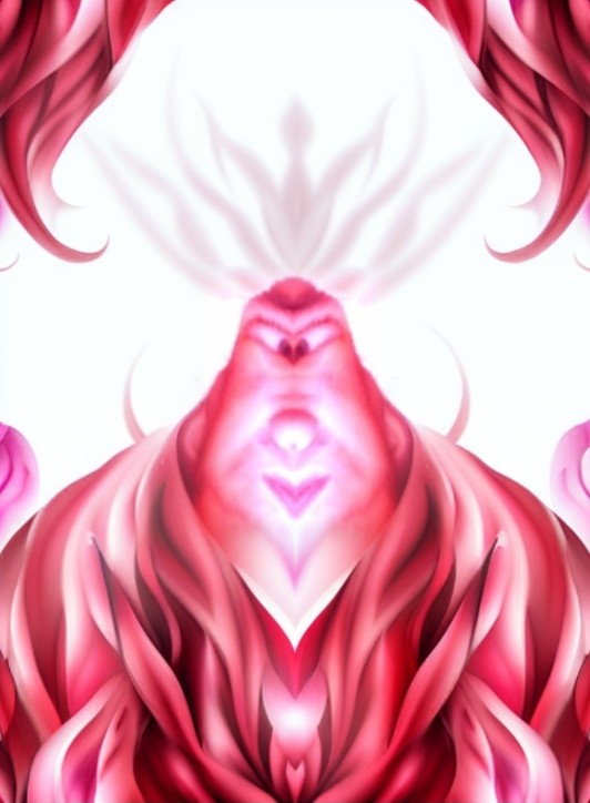 Create meme: pink fire, anime, background pink