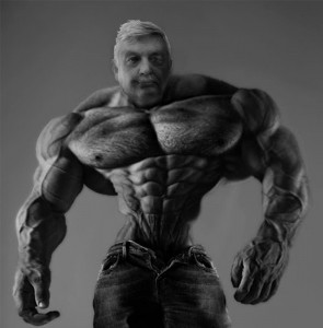 Создать мем: эрнест халимов без фотошопа, люди, bulking