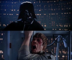 Create meme: Darth Vader Luke I am your father, Darth Vader and Luke Skywalker, Darth Vader