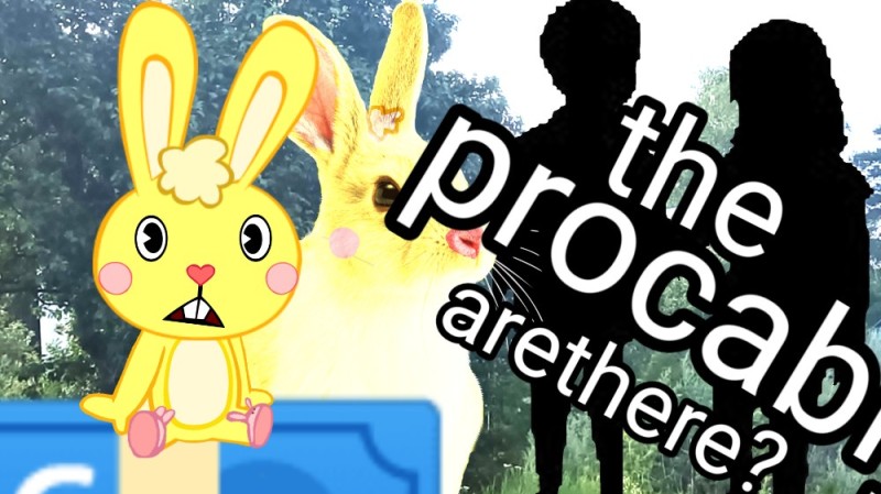 Create meme: yellow hare happy tree friends, happy three friends, happy three friends rabbit