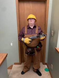 Создать мем: tf2 engineer cosplay, костюм боб строитель, team fortress 2 инженер