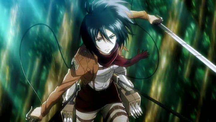 Create meme: Akkerman Mikasa, Mikasa Ackerman Attack of the Titans, Mikasa from Attack of the Titans