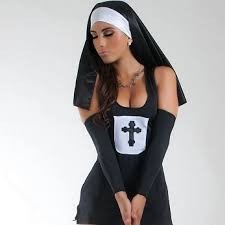 Create meme: sexy nun, erotic nun costume, nun costume