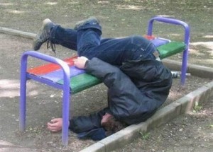 Create meme: drunk, drunks on the bench, drunks on the bench