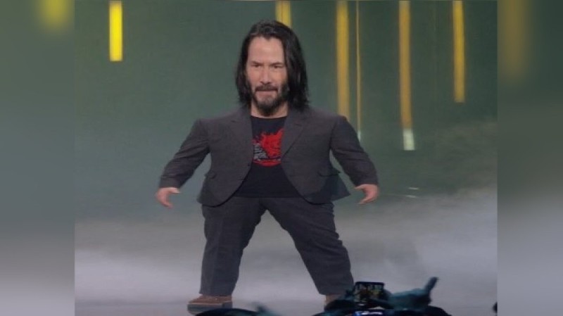 Create meme: meme with Keanu Reeves, little keanu reeves meme, Keanu Reeves 