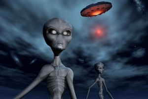 Create meme: grey aliens, unidentified flying object, aliens