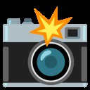 Create meme: Emoji camera with flash, emoji camera, the camera 