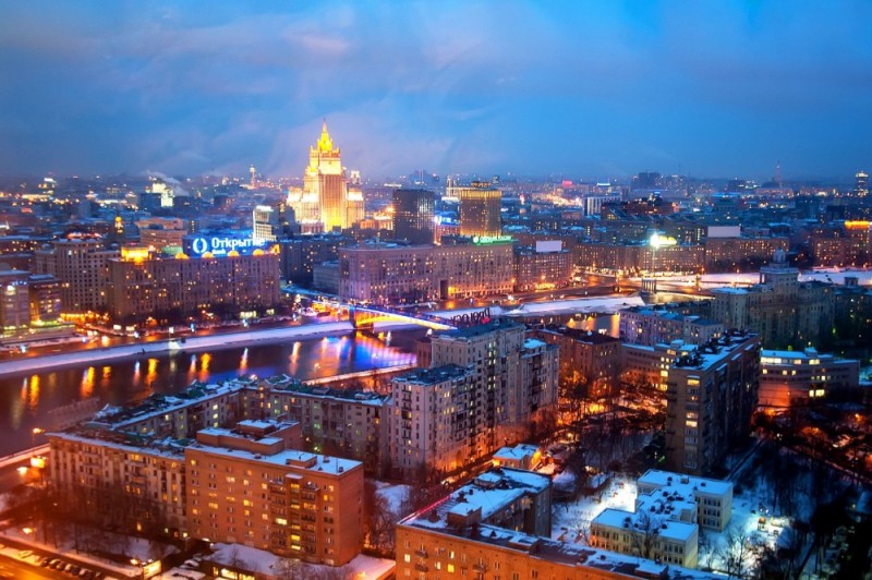 Create meme: Moscow , beautiful places of moscow, panorama of moscow