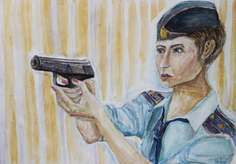 Создать мем: моя мама полицейский, полиция глазами детей рисунки, рисунок на тему полиция