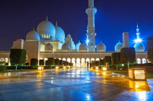 Создать мем: at night, united arab emirates, оаэ