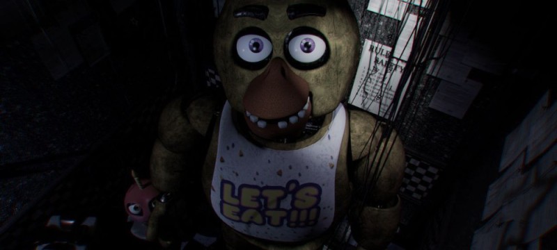 Create meme: chika fnaf 1 rare frame, darkness, Chica fnaf