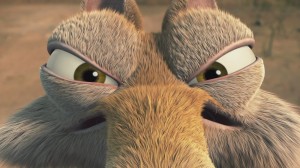 Create meme: ice age squirrel, evil squirrel from ice age