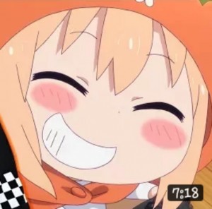 Создать мем: умару, himouto umaru chan