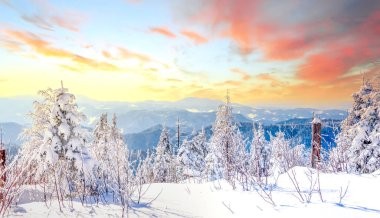 Create meme: winter mountain landscape, mountains winter, winter mountains